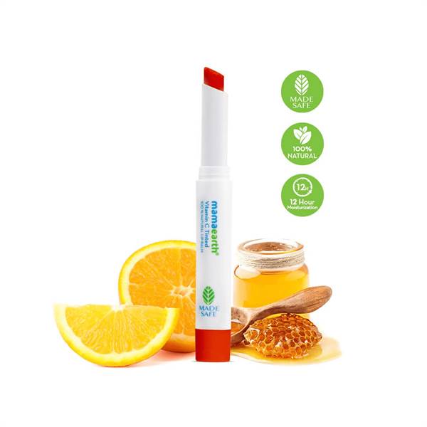 Mamaearth Vitamin C Tinted Natural Lip Balm with Vitamin C &Honey